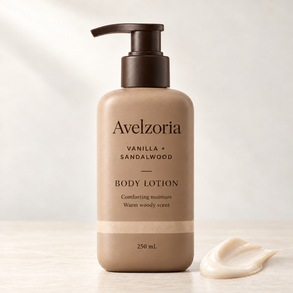 Avelzoria Vanilla & Sandalwood Body Lotion