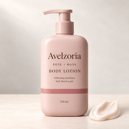 Avelzoria Rose & Soft Musk Body Lotion