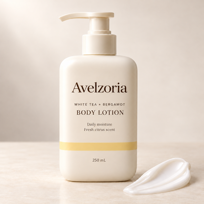 Avelzoria White Tea & Bergamot Body Lotion