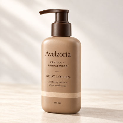 Avelzoria Vanilla & Sandalwood Body Lotion