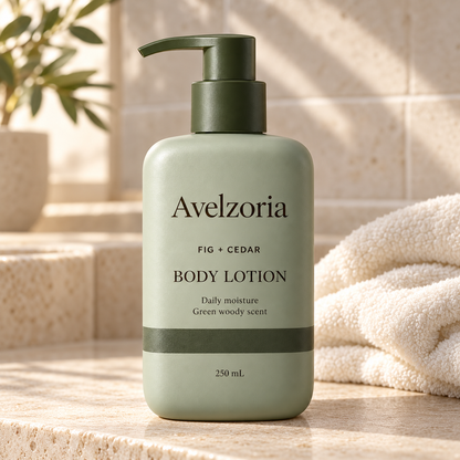 Avelzoria Fig & Cedar Body Lotion